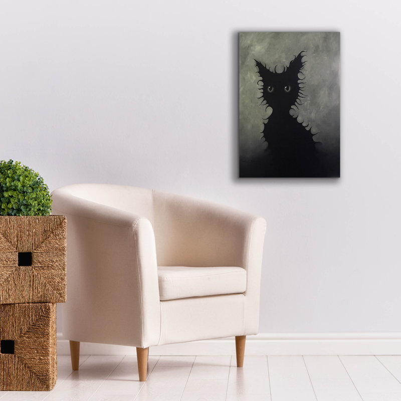 «Necromancer» par Angelina Wrona, art mural sur toile, H 26 po x l 18 po x P 0,75 po