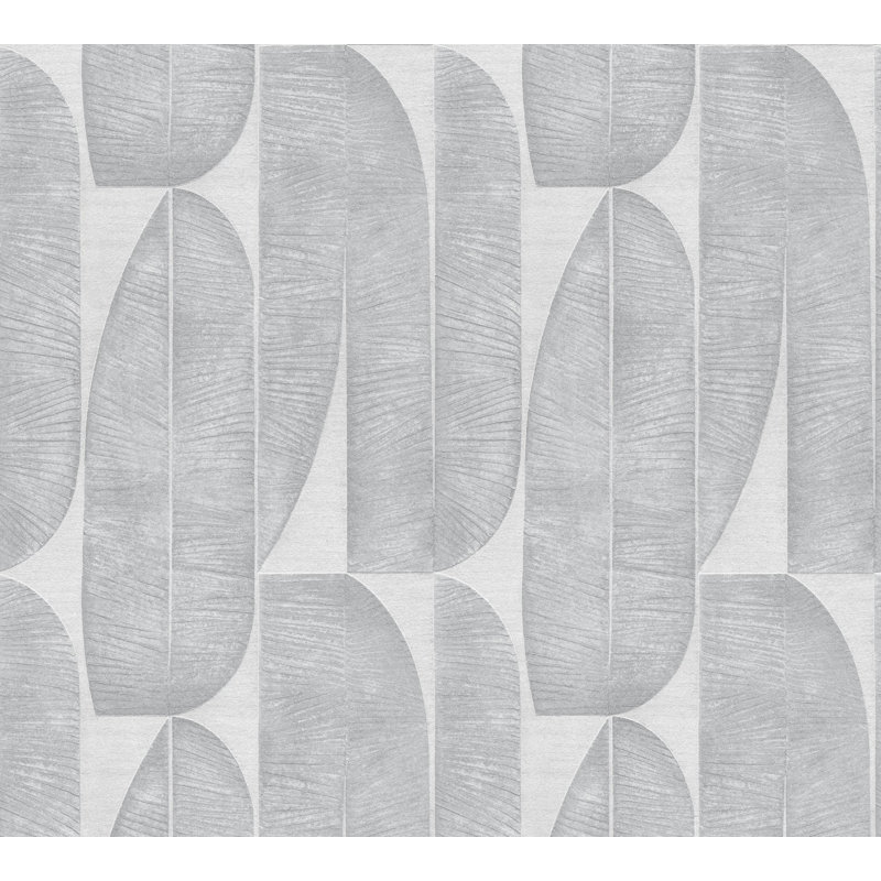 Chetanna 10.05m x 53cm Matte Double Roll, Silver Grey