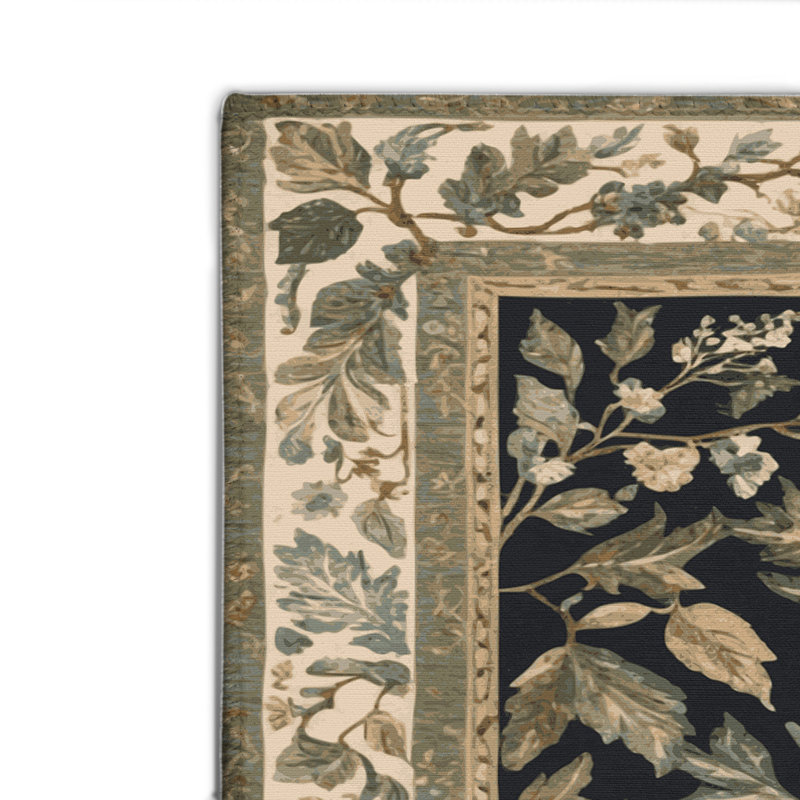 Tapis d'intérieur et d'extérieur brun Nature, Rectangle 4pi x 6 pi