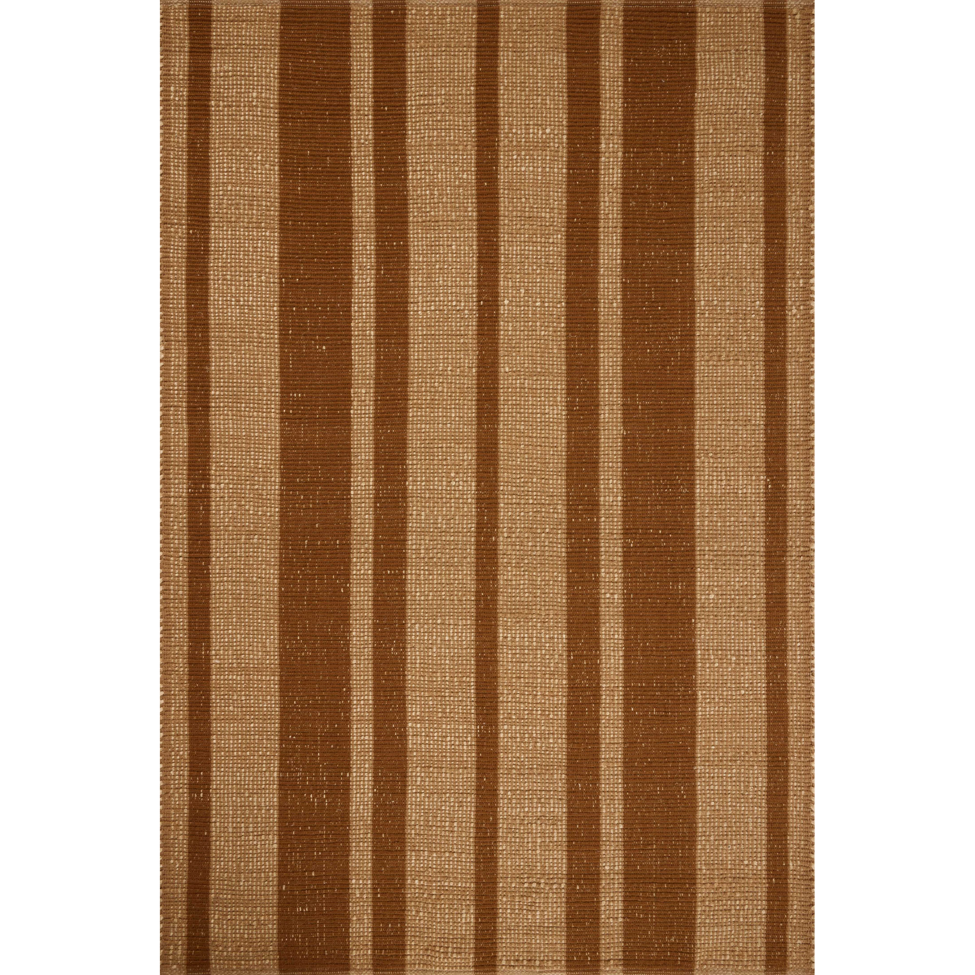 Leanne Ford x Loloi Weatherstaff Cinnamon / Natural Area Rug, Rectangle 8'6" x 11'6"
