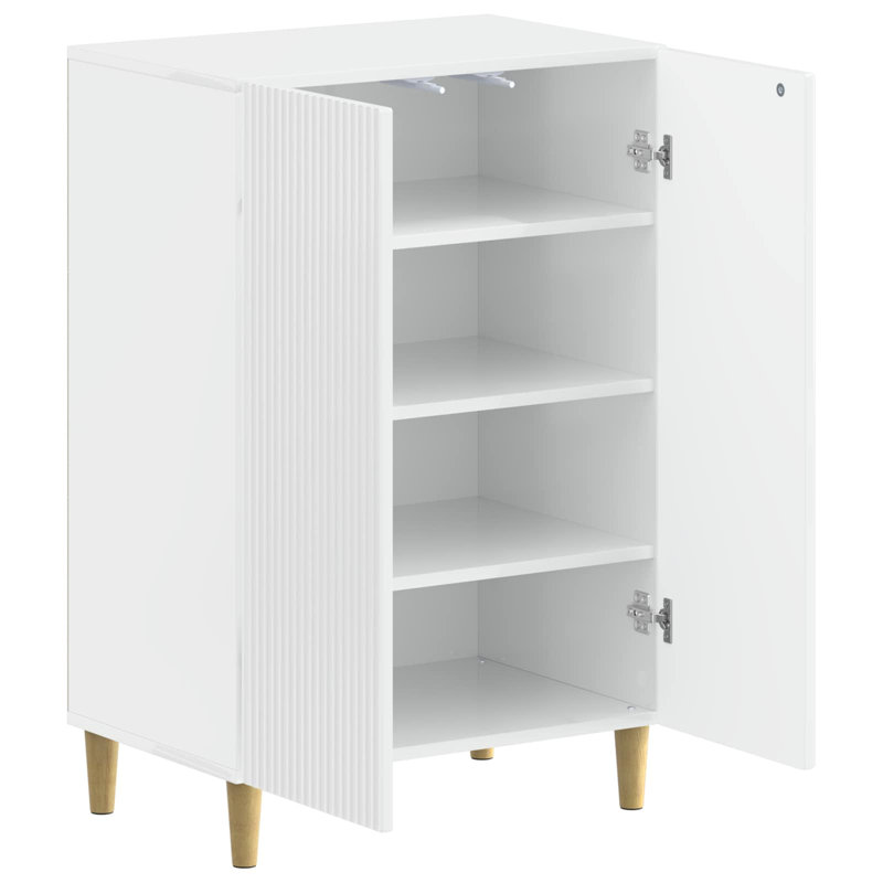 Shoe Storage, 90 cm H x 59.5 cm W x 39.5 cm D, High Gloss White