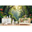 Adhésif mural jungle tropicale brumeuse - auvent botanique floral Sunray Bromeliad-130851683