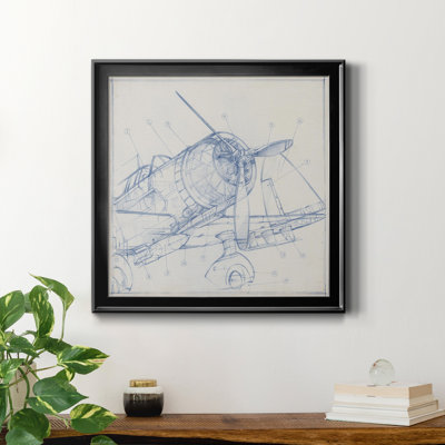 " Airplane Mechanical Sketch I "