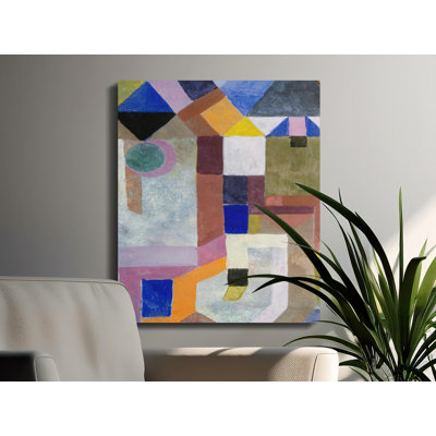 Hamburg 1 Piece Wrapped Canvas Wall Art Set