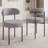 Chantele 19.3'' H Tufted Upholstered Metal Side Chair-309912137