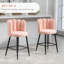 Tabouret de comptoir 25,6 po Melvie-101377250