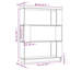 Ireka 101 cm H x 80 cm W Room Divider Bookcase-1240651213