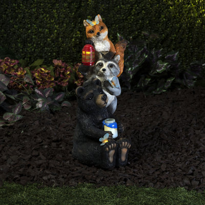 Statue Hackman Pals avec papillons
