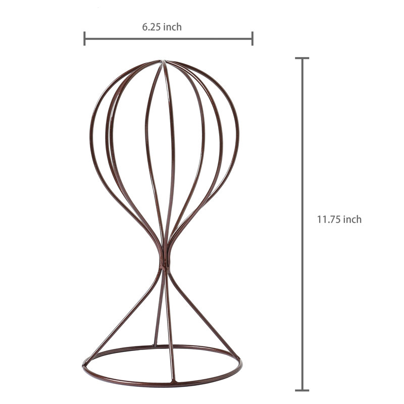 Iron Freestanding / Countertop Coat Rack, Brown