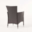 Outdoor Multibrown PE Wicker Dining Chairs,Set Of 2