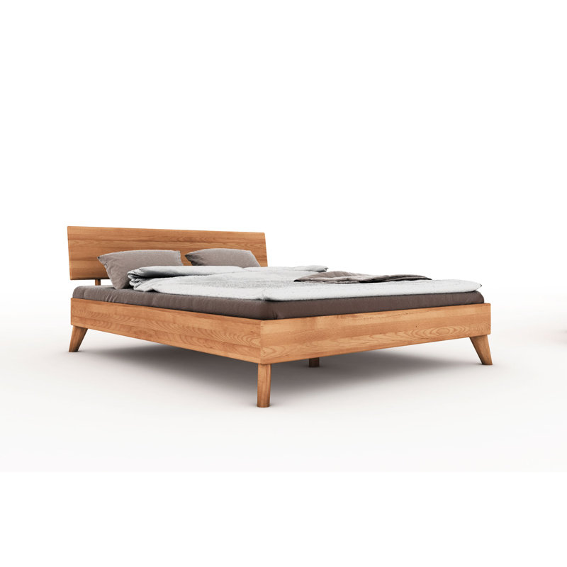 Gant Solid Wood Bed, Core Beech, European Double (140 x 200 cm)