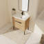 Meuble-lavabo sur pied simple 30,03 po Soumya