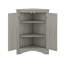 Armoire d'angle avec tablettes et portes réglables-113793380