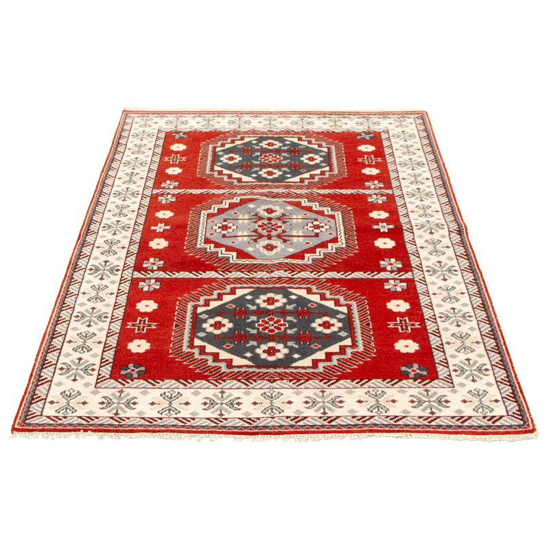 Wool Oriental Indoor Rug, Rectangle 6' x 9'