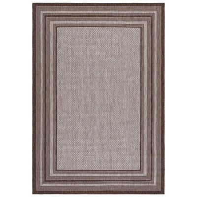 Courtyard Performance Geometric Indoor/Outdoor Area Rug