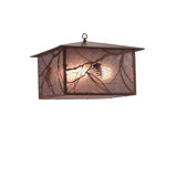 Rustic Lodge 4 - Light Glass Chandelier