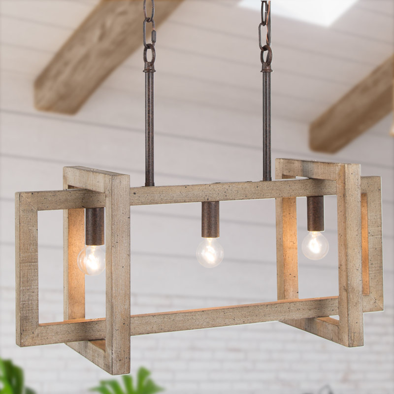 Marcus 3 - Light Natural Kitchen Island Pendant