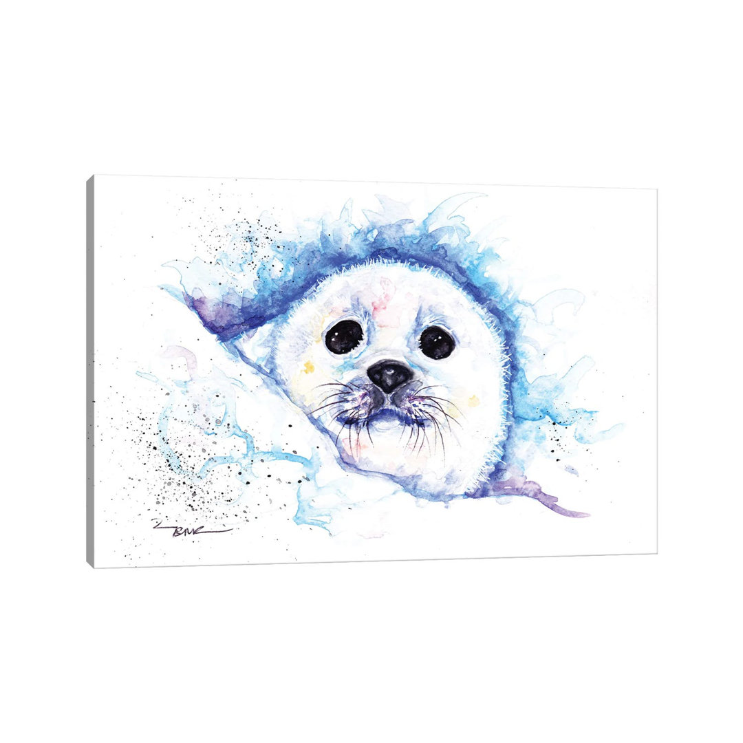 Pup - Floater Frame Gallery-Wrapped Canvas Giclée on Canvas