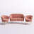 Hendrix Velvet Channel Tufted Living Room Set-81912052