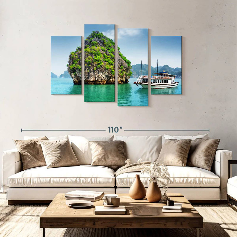 Mehar Ha Long Bay Tour Boat, 48" H x 75" W