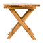 Table d'appoint en bois pliable, réglable et portable, finition, idéale pour les rassemblements Table d'appoint sans assemblage, pliable, s'adapte à côté