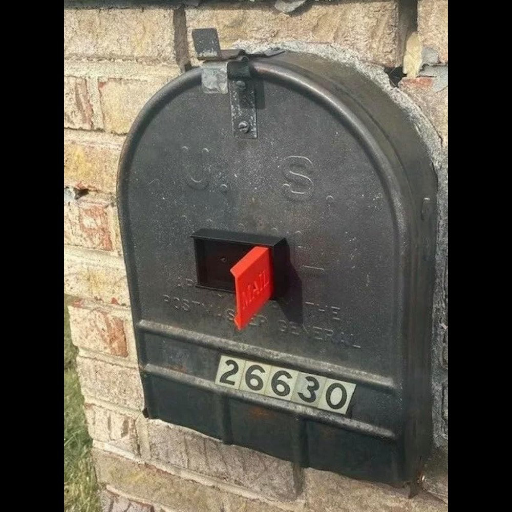 Invenitiah Mailbox Flag For Brick Mailboxes Mailbox Flag Replacement