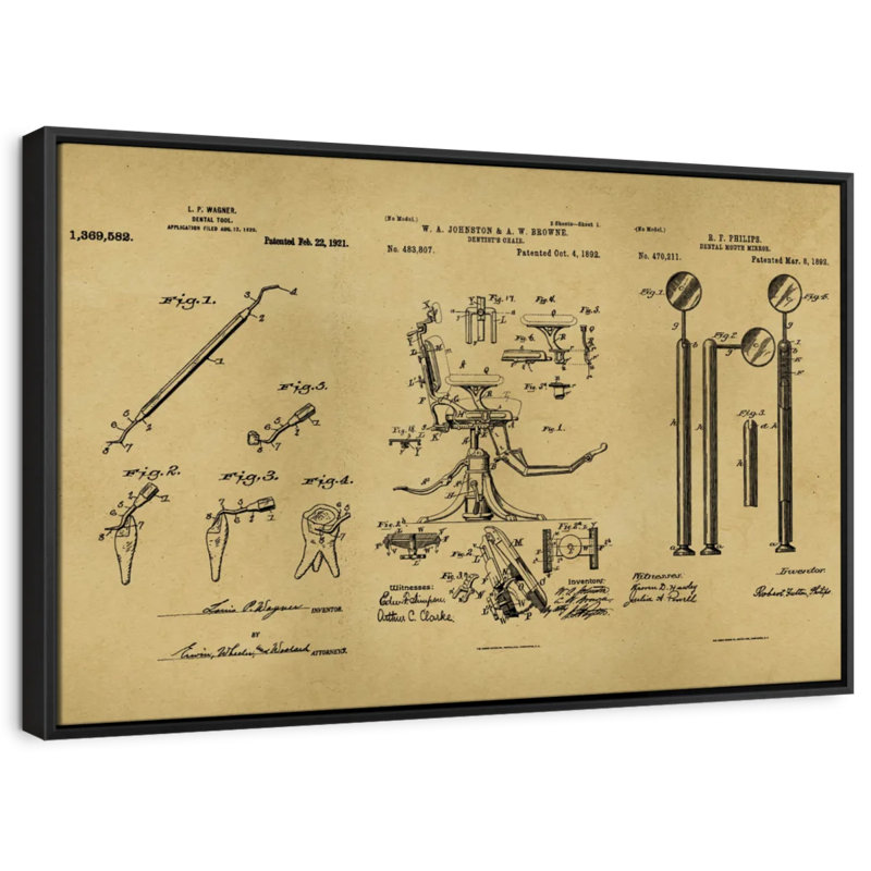 Brevet "Impression sur toile", H 9 po x l 13 po