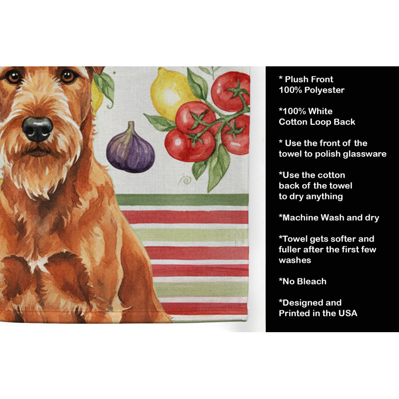 Serviette de cuisine Irish Terrier, Terrier irlandais