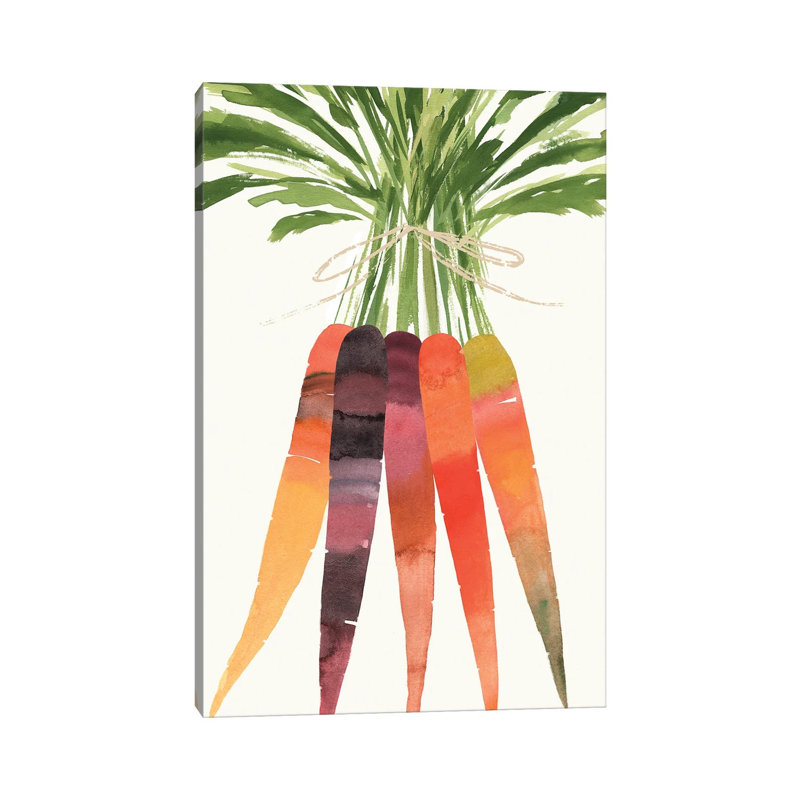 Vibrant Bunch II by Annie Warren - Wrapped Canvas Painting, 20.32 cm H x 30.48 cm W