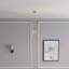 Quatre luminaires suspendus avec verre transparent-472118465