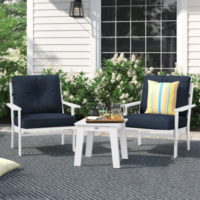 POLYWOOD x Sol 72 3-Piece Traditional Deep Seating Chair Set