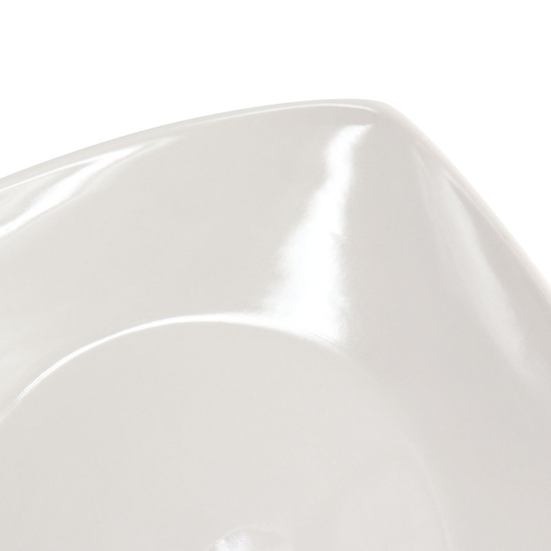 Ensemble d'assiettes à dessert en grès blanc 7 pièces Gibson Home