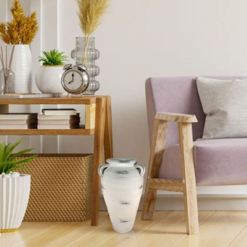 Ashbel Medium Ceramic Trumpet Shaped Floor Vase