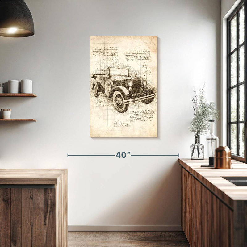 Mehar Old Ford Model T, 36" H x 24" W