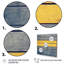 Art mural moderne géométrique, minimalisme Slave - lever du soleil, minimalisme Slave jaune et bleu-1475079252
