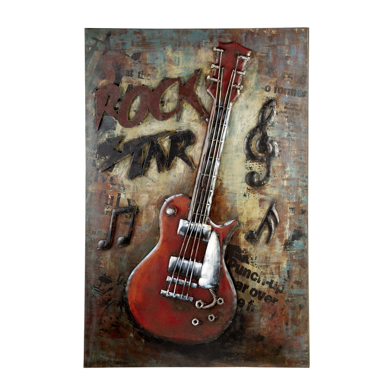 Rockstar - No Frame Painting on Metal