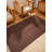Alithea Hand Woven Flat Weave Kilim Wool Eco-Friendly Area Rugs - Runner, Dark Brown Color, Plai Solid Design, Low Pile Handmade Area Rugs for Living Room, Bed Room-126643375-126643380
