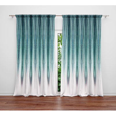 Semi Sheer Curtain Panel Pair