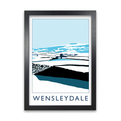 Wensleydale In Snow by Richard O'Neill - Single Picture Frame Print
