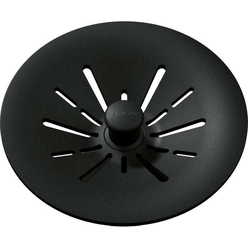 Drain d'évier de cuisine à panier amovible Perfect, Anthracite