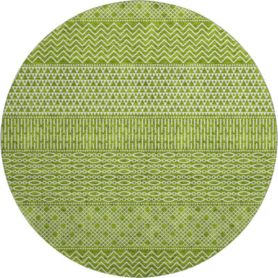 Premium Machine Washable Prisco Lime Rug