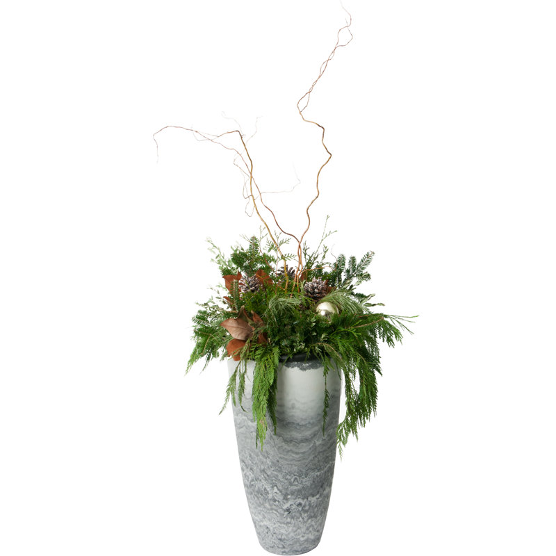 Quamaine Tall Vase Composite Pot Planter