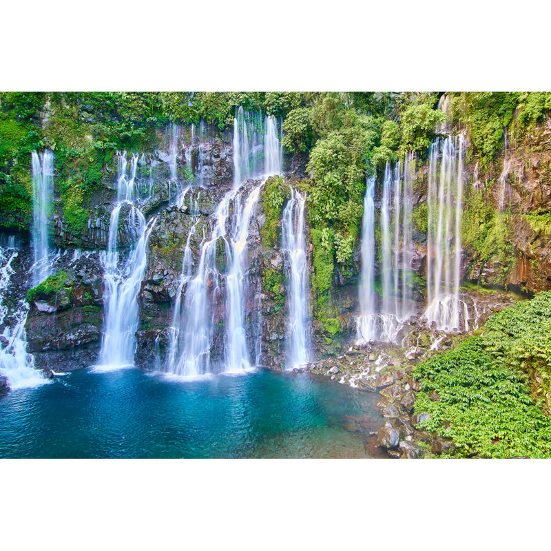 Cascade Langevin - Reunion Island by Imv - Print, 61cm H x 91cm W