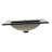 Black Ceramic Basin Sink 24", 4.72" Internal Depth, 0.81" Countertop, Exquisite Detail Top Functional