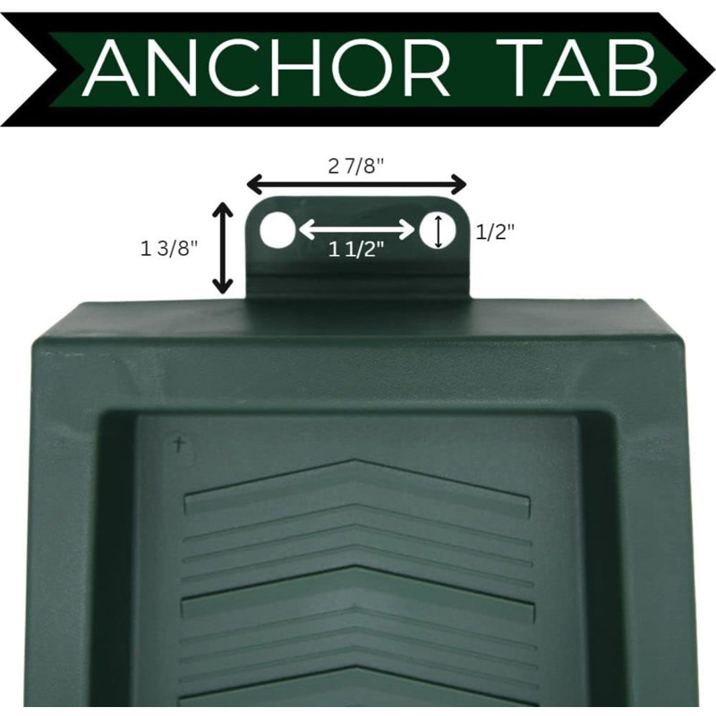 Master Mark Splash Block Plastic Downspout Extensions, Green
