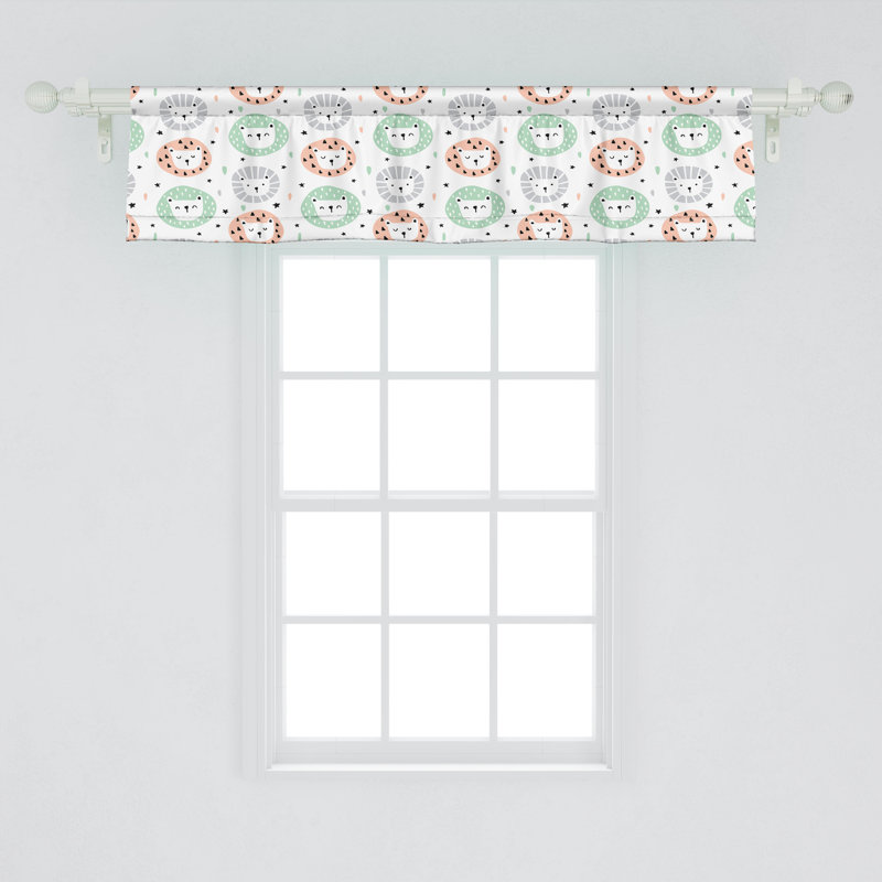 Cantonnière Ambesonne, lot de 2, scandinave 93350, L 42 po x L 18 po