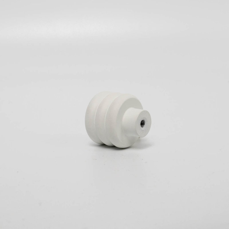 ROUS Hardware Mid-Century Modern Honey Comb Knob, Snow (White)