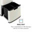 Steel Touch Top Rubbish Bin - 72L-62758016