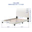 Lit plateforme tapissier Verona-155336671