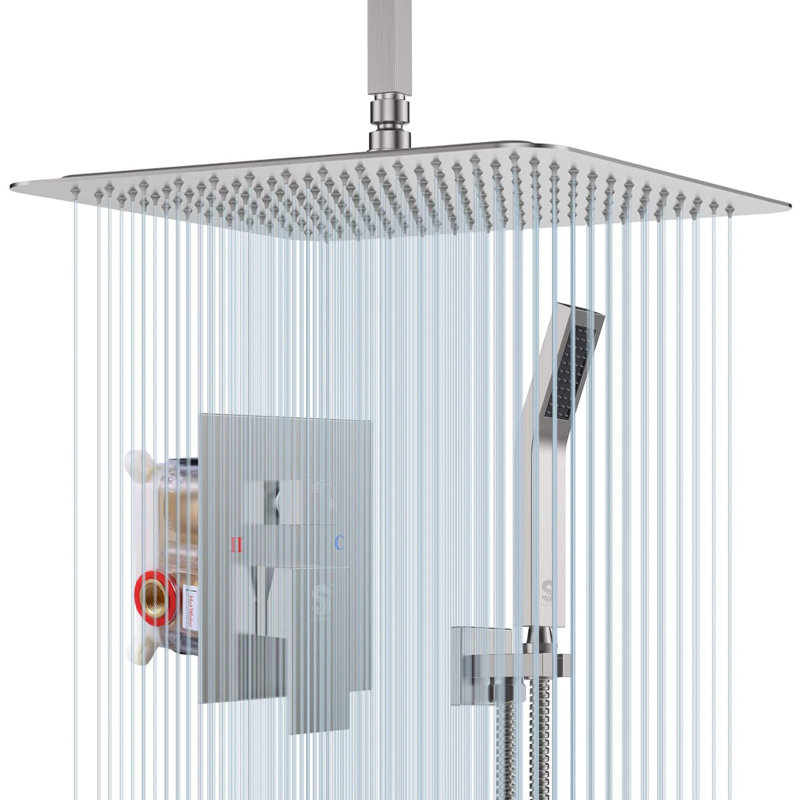 All-In-One Kit with Rough in-Valve, Brushed Nickel